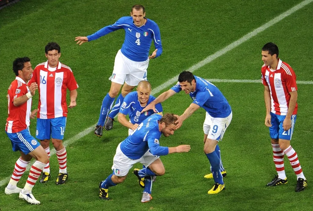 Італія' title='Няўдалая абарона Італіі на чэмпіянаце свету ў 2010 годзе, а 'адзура' не ў Катары 2022