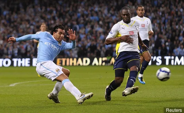 Manchester City' title='Ledley King dit qu'il aimait plus jouer pour Tottenham que pour l'Angleterre