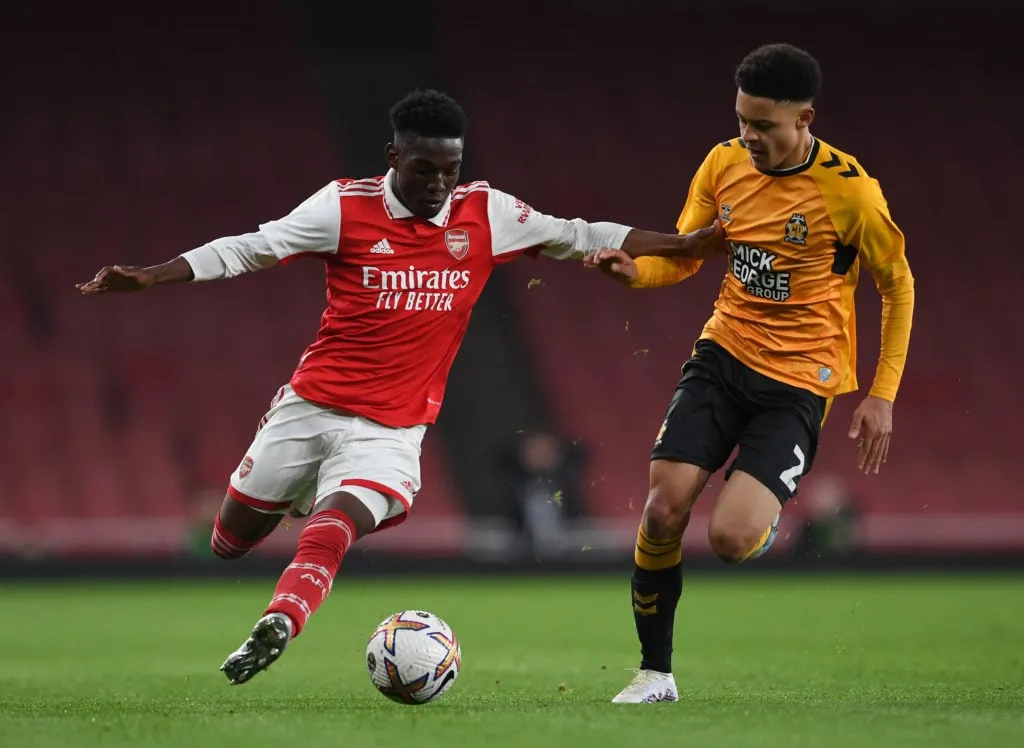 Arsenal mod Cambridge United - FA Youth Cup sjette runde' title='Arsenal har en stigende stjerne, der 'ligner' Saka, han allerede har trænet med førsteholdet - journalist