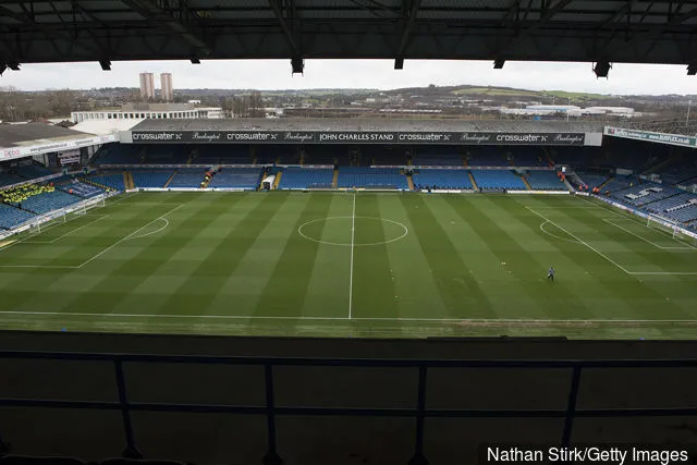 2017년 2월 25일 리즈 잉글랜드 엘랜드 로드에서 열린 리즈 유나이티드와 셰필드 간의 스카이 베트 챔피언십 경기 전 엘랜드 로드의 일반적인 모습.' title='Paraag Marathe는 49ers 투자에 대한 리즈 팬들의 의구심을 언급했습니다.