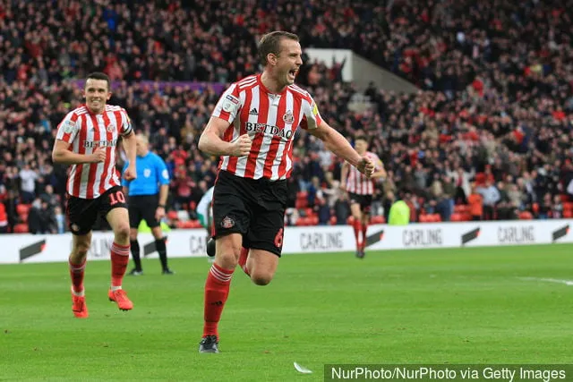 Sunderland' title='Lee Cattermole kommenterar sin missade straff för Sunderland