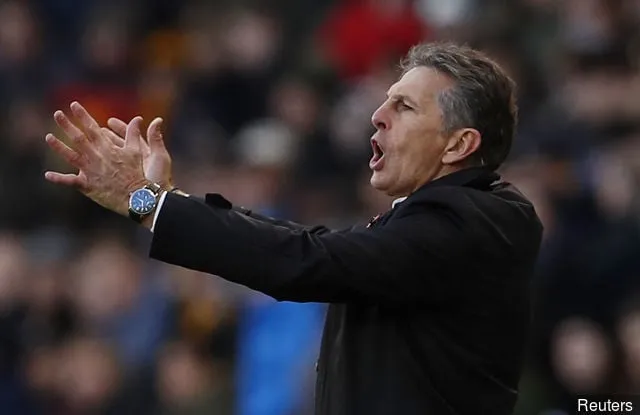 Менеджэр Саўтгемптана Клод Пюэль' title='Душан Тадзіч з Саўтгемптана разглядае магчымасць насіць маску супраць Ліверпуля пасля траўмы