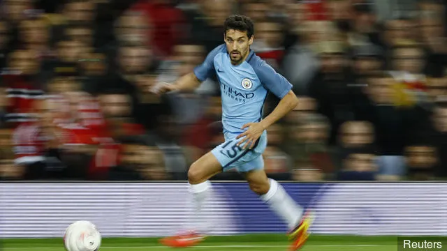 Манчэстэр Сіці' title='Хесус Навас прызнаецца, што абагаўляў гэтага таварыша па камандзе з Манчэстэр Сіці, перш чым пайсці за ім у Прэм'ер-лігу