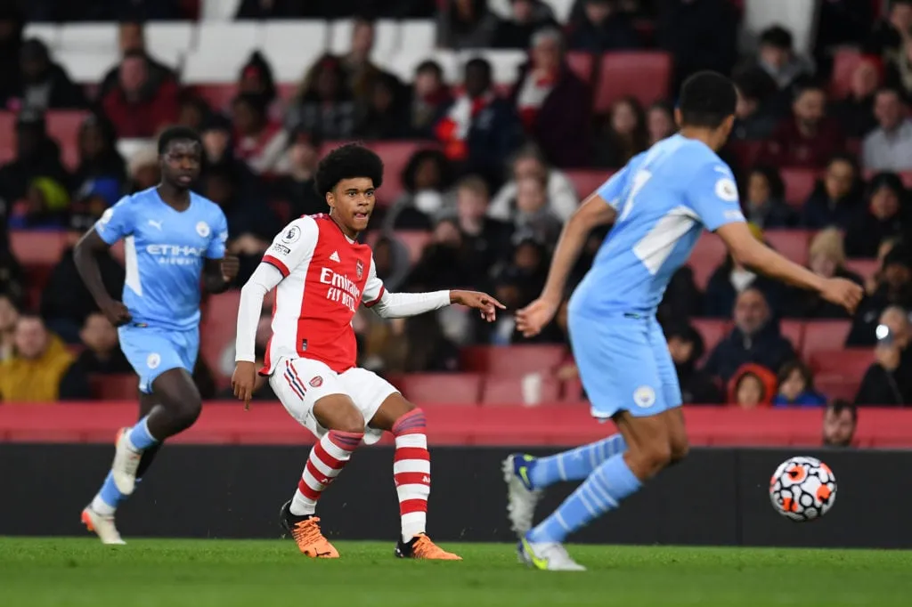 Lo staff dell'Arsenal è entusiasta del fatto che l'adolescente 'di grande talento' potrebbe ora essere accelerato' title='Lo staff dell'Arsenal è entusiasta del fatto che l'adolescente 'di grande talento' potrebbe ora essere accelerato