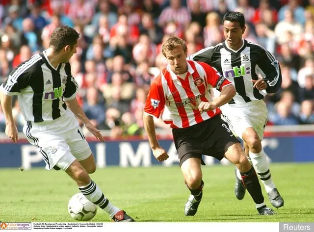 Michael Gray im Einsatz für Sunderland gegen Newcastle' title='Nolberto Solano kommentiert Newcastle United