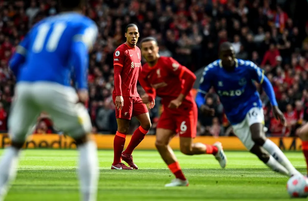 리버풀 대 에버턴 - 프리미어 리그' title='지난번 Everton이 상위권에서 강등되었을 때 리버풀은 어디에서 끝났습니까?