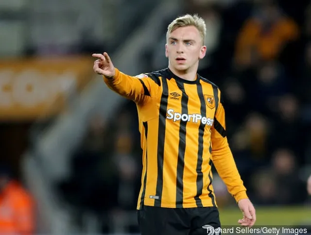 Hull City' title='West Ham Uniteds Jarrod Bowen-avtale kan forlate Hull City i et rot