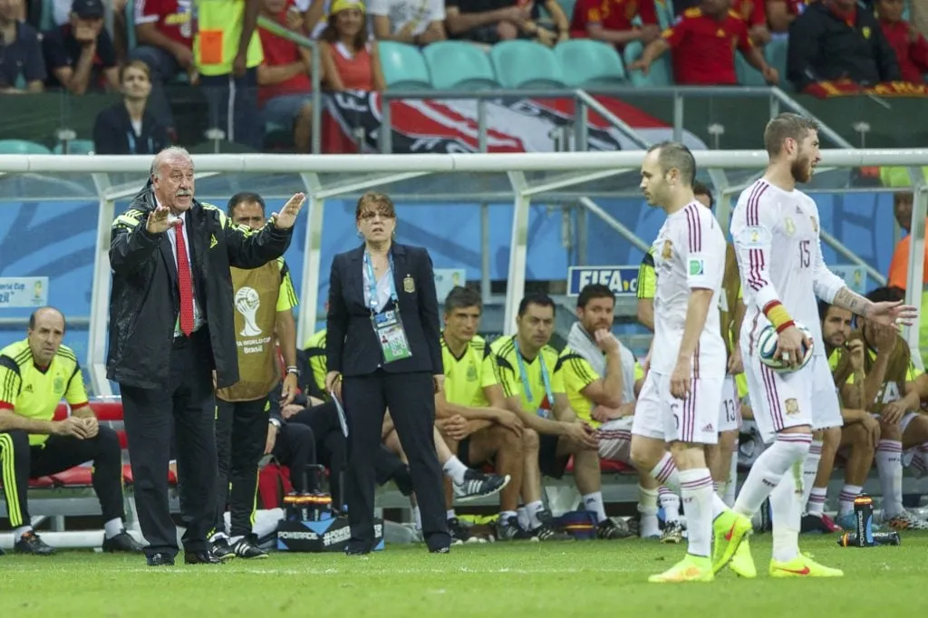 2014-es labdarúgó-világbajnokság, Brazília -' title='A hollandok bosszúja megdöbbentette Spanyolországot a 2014-es világbajnoki védekezésben