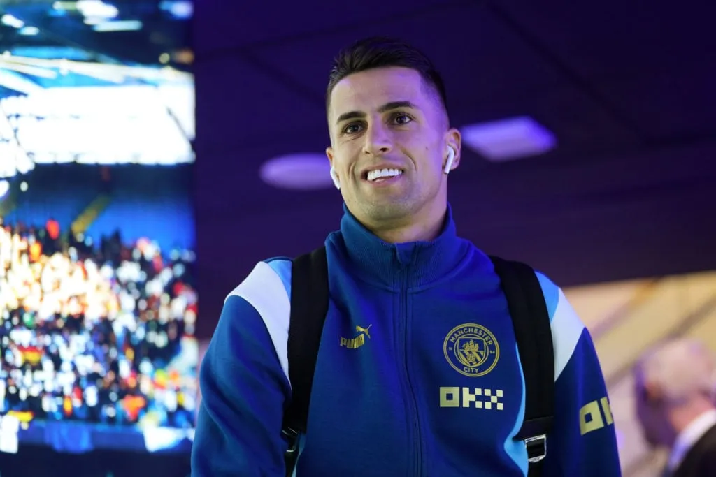 Manchester City v Arsenal: Emirates FA Cup fjerde runde' title='Joao Cancelo er klar til at vende tilbage til Man City, da Bayern München træffer beslutningen