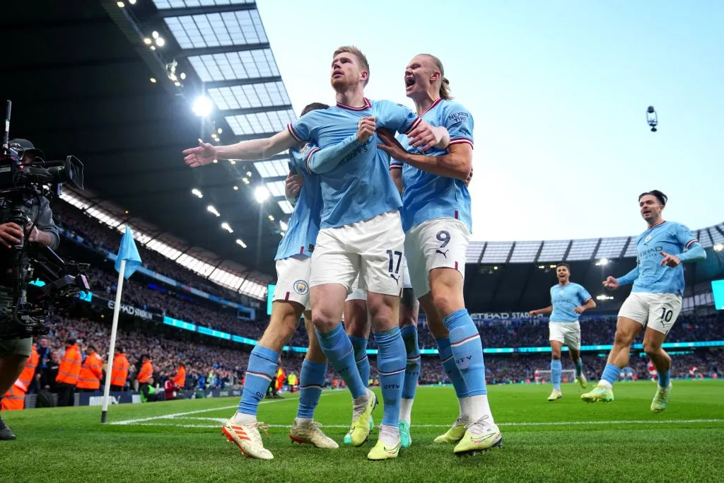 Manchester City mot Arsenal FC - Premier League' title='Hvem vil spille i Community Shield hvis Manchester City vinner dobbelen