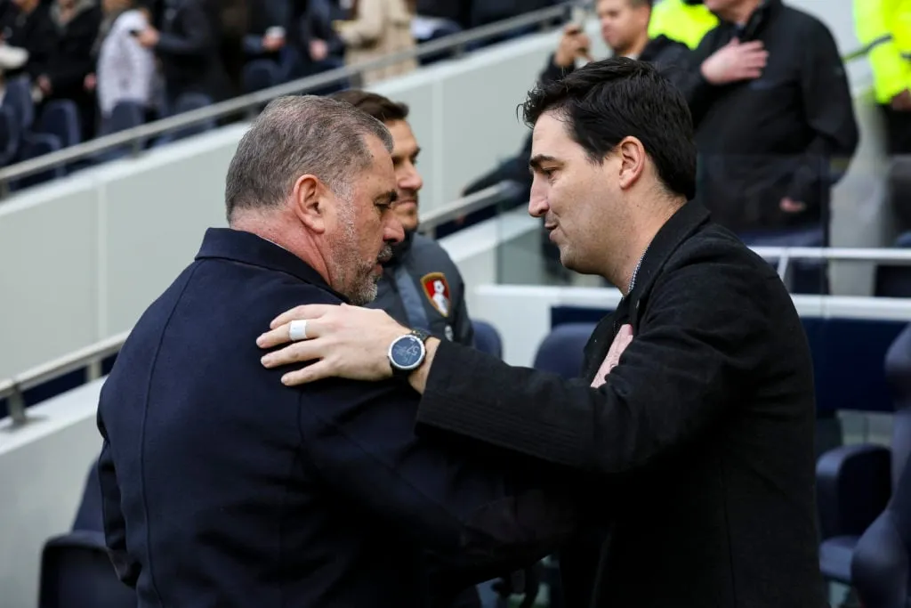 토트넘 홋스퍼 v AFC 본머스 - 프리미어 리그' title='본머스의 안도니 이라올라 감독은 첼시의 관심 속에서 미래에 대해 이야기합니다.