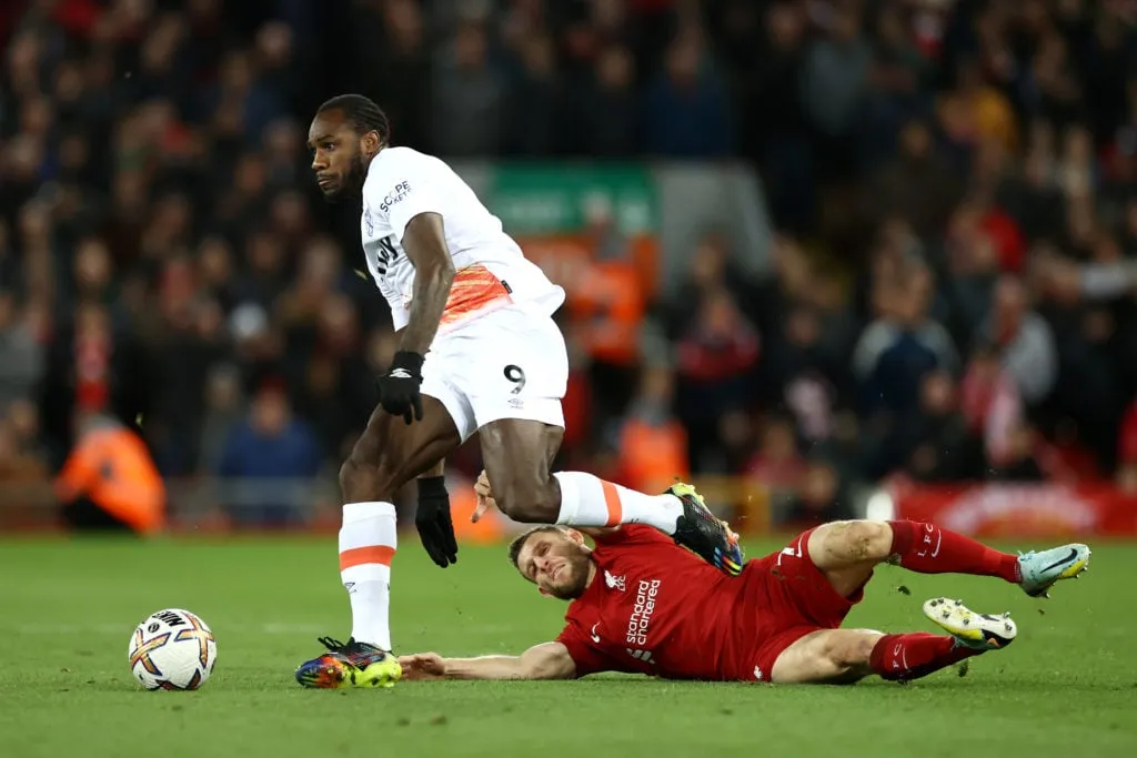 Liverpool FC mot West Ham United - Premier League' title='«Det er ikke bare Ronaldo»: Michail Antonio hyller Liverpools James Milner før exit