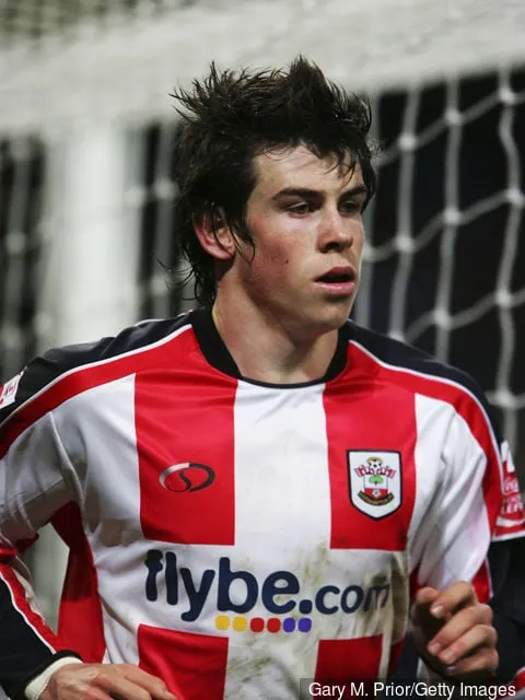 Gareth Bale de Southampton en action lors de la FA Cup sponsorisée par E.ON Quatrième tour du match entre Manchester City et Southampton au City of Manchester Stadium le 28 janvier 2007 à...' title='Gareth Bale exprime très clairement ses sentiments sur les fans de Southampton