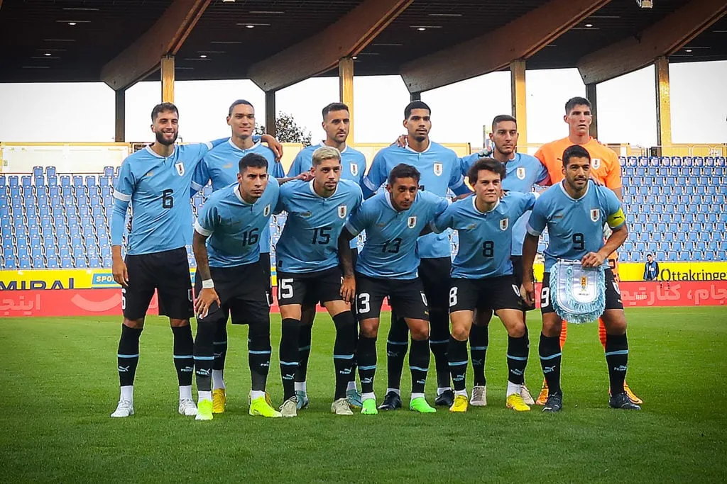 이란 대 우루과이 - 국제 친선경기' title='우루과이는 월드컵에서 몇 번이나 우승했습니까? 스카이 블루스(Sky Blues) 레코드 탐구