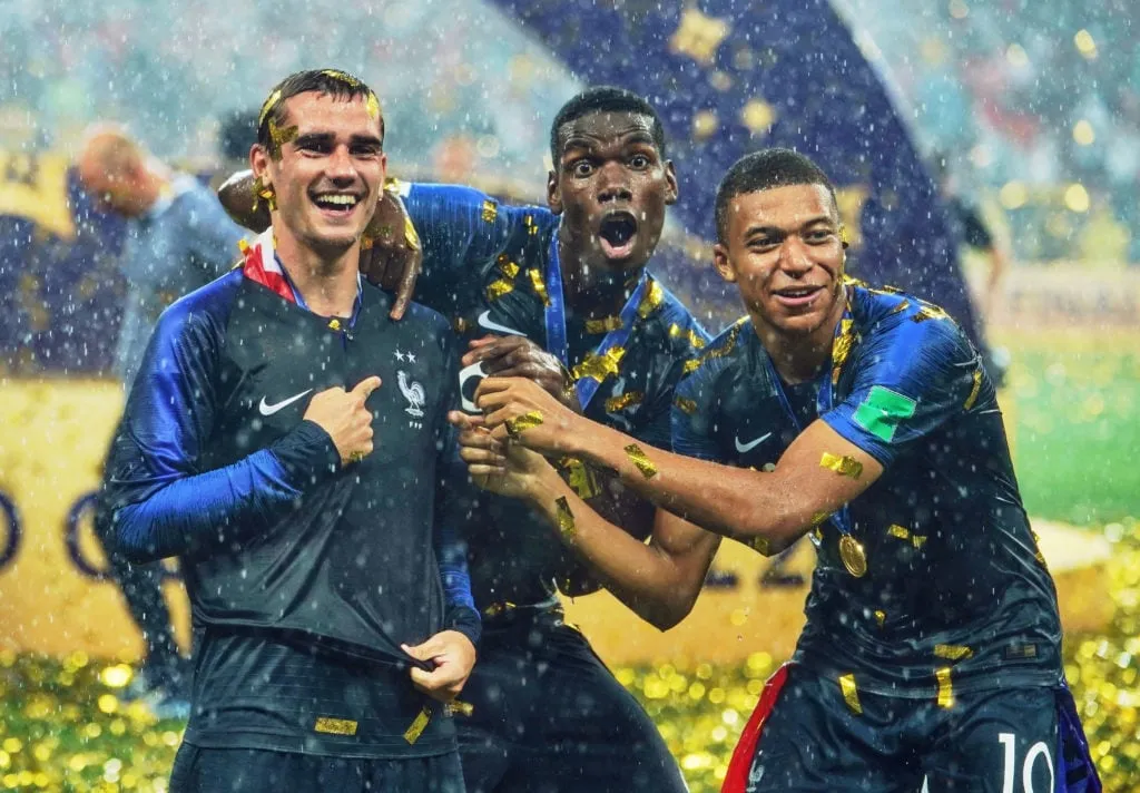 FIFA World Cup - Frankrike mot Kroatia i finalen' title='Hvor mange ser på VM-finalen? Infantino forventer rekord i 2022