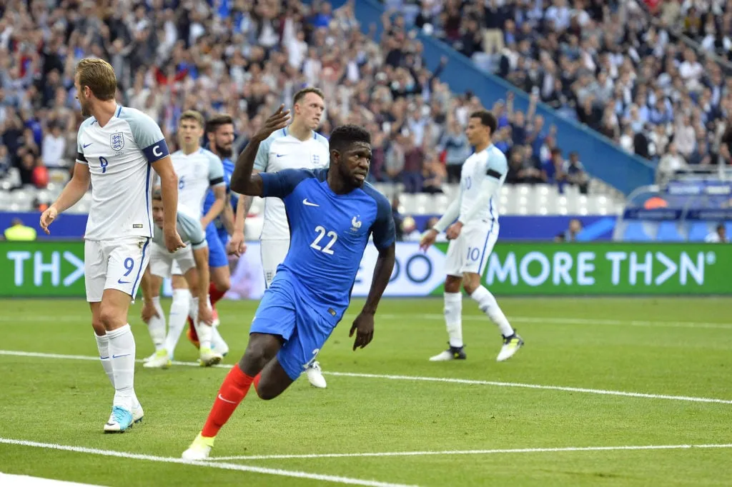 Frankrig mod England - International Venskabskamp' title='Hvem startede sidste Frankrig XI med at slå England? Mbappe sluttede sig til Arsenal-helten