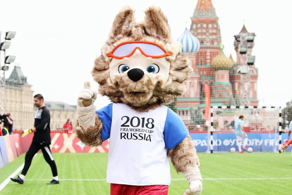 Legends voetbalwedstrijd - FIFA Wereldbeker 2018 Rusland' title='Qatar 7e Engeland 2e: Ranglijst van alle 15 FIFA World Cup-mascottes