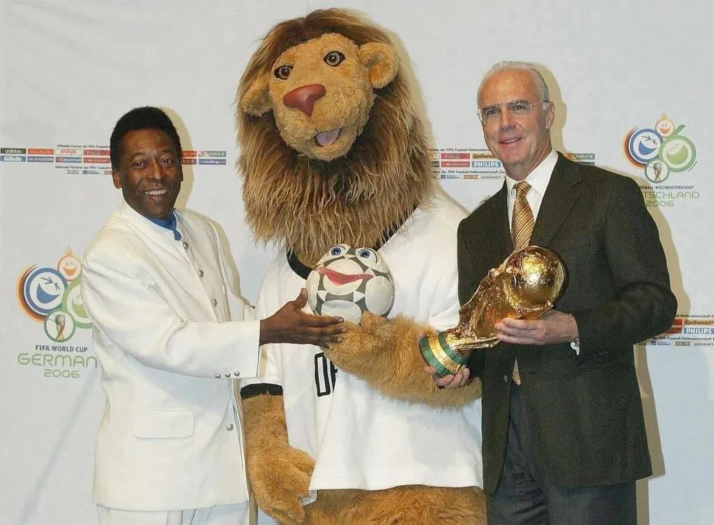 Voetbal: WK 2006 FIFA-persconferentie' title='Qatar 7e Engeland 2e: Ranglijst van alle 15 FIFA World Cup-mascottes