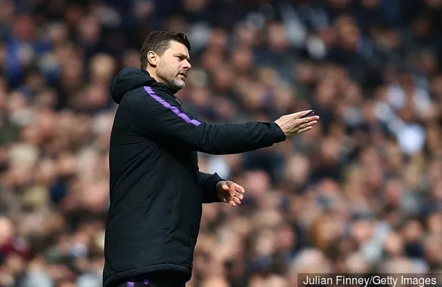 Mauricio Pochettino Spurs manager under Premier League-matchen mellan Tottenham Hotspur och Huddersfield Town på Tottenham Hotspur Stadium den 13 april 2019 i London Storbritannien.' title='Florian Lejeunes skada innebär att Newcastle måste behålla Fabian Schar till varje pris