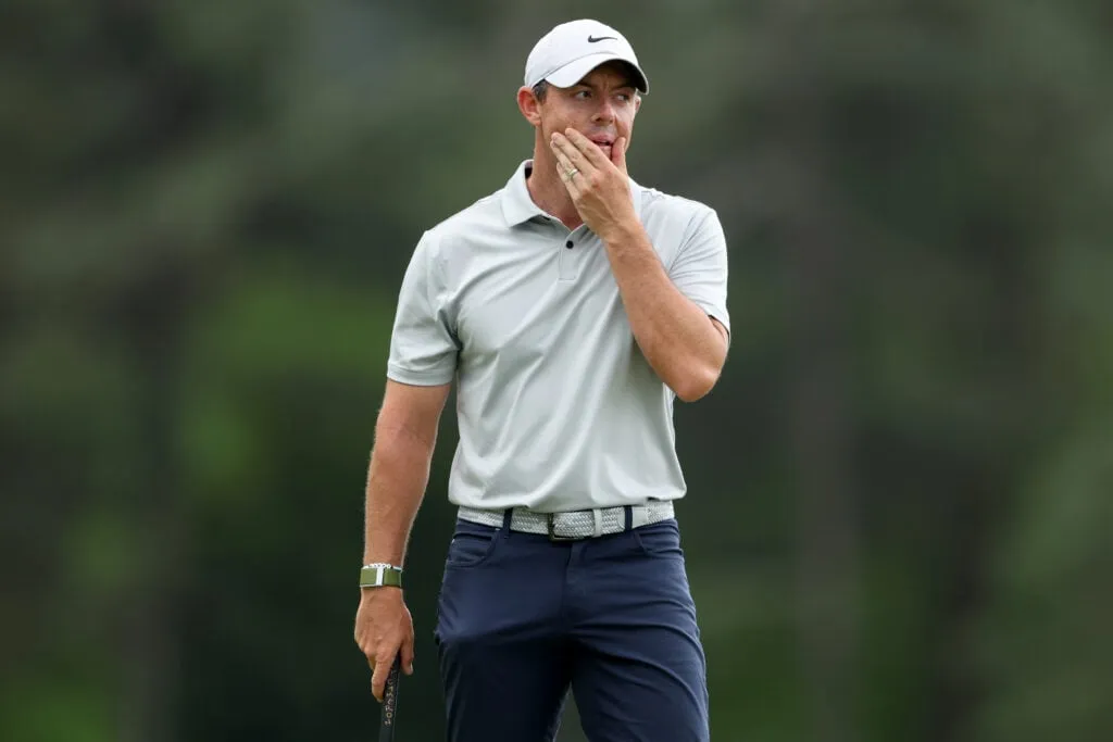 The Masters – Második forduló' title='Rory McIlroy azt állította, hogy a Man Unitednél volt egy játékos, aki „kimerültnek” érezte magát, miután az Old Traffordon nézte.