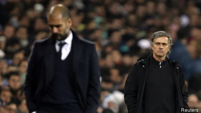 ペップ・グアルディオラとジョゼ・モウリーニョ' title='シャビ・アロンソ、サッカー人生で最悪の経験は2010年のカンプ・ノウ・エル・クラシコだと語る