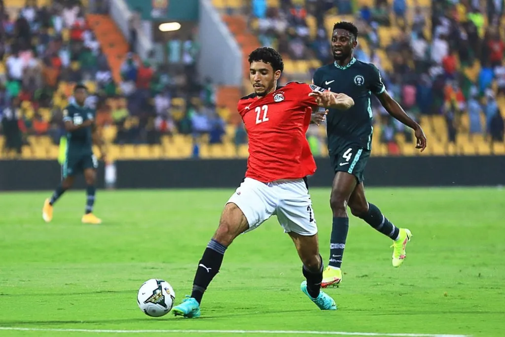 FBL-AFR-AFCON-2021-2022-NGR-ONE' title='Arsenal ja Tottenham haluavat kumpikin hankkia 'dribble artistin', jonka hän on Salahin ystävä