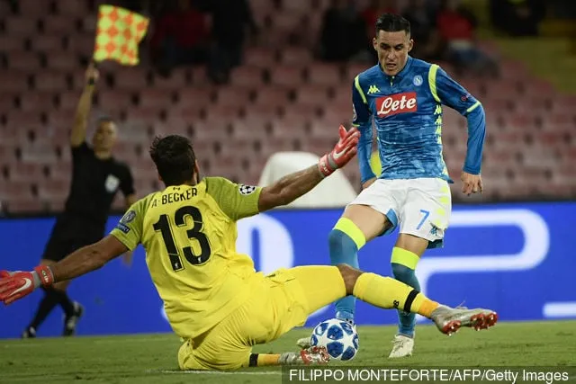 Неапаль' title='Паведамляецца, што форвард «Астан Вілы» і «Эвертана» Хасэ Кальехон можа далучыцца да іспанскага клуба бясплатна