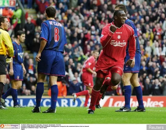 Liverpool' title='Emile Heskey forklarer hvorfor han byttet Leicester City med Liverpool