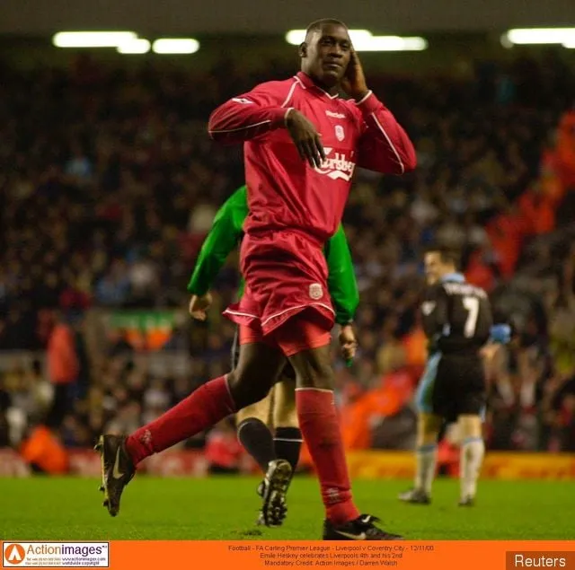 Liverpool' title='Emile Heskey forklarer hvorfor han byttet Leicester City med Liverpool