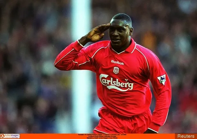 Emile Heskey Liverpool' title='Emile Heskey forklarer hvorfor han byttet Leicester City med Liverpool