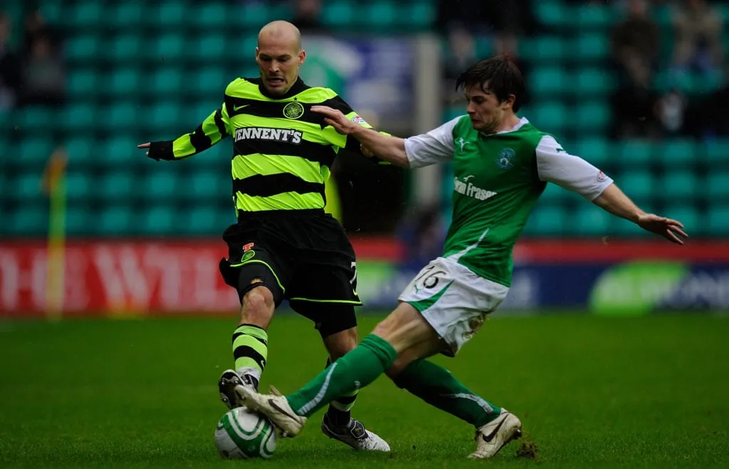 Hiberniano contro Celtico' title='Teemu Pukki La leggenda dell'Arsenal e 7 giocatori che hai dimenticato di giocare per il Celtic