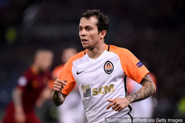 Bernard di Shakhtar Donetsk durante gli ottavi di finale di UEFA Champions League tra Roma e Shakhtar Donetsk allo Stadio Olimpico di Roma Italia il 13 marzo 2018' title='Rapporto: Bernard ha rifiutato il ritorno emotivo all'Atletico Mineiro per il trasferimento all'Everton