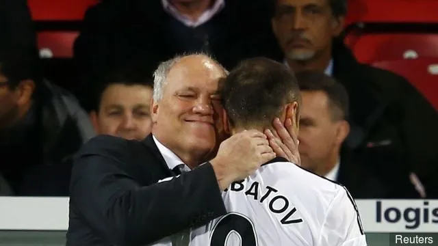 Jol Berbatov' title='Könnte Martin Jol Dimitar Berbatov davon überzeugen, das Geld zu ignorieren und sich für die Rangers zu entscheiden?