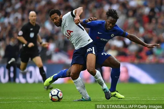 토트넘 홋스퍼' title='보고서: 에버턴은 코스타의 임금 문제로 인해 첼시의 스트라이커 미키 바추아이의 늦은 계약을 원하고 있습니다.