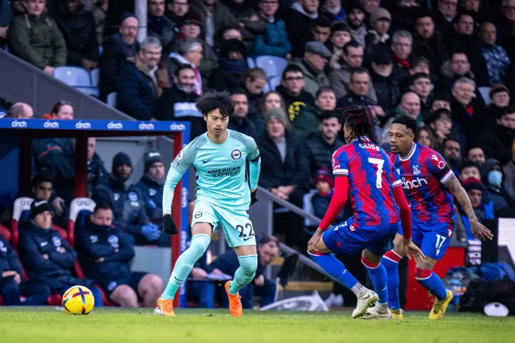 크리스탈 팰리스 vs 브라이튼' title='아스널 이적 소식: 브라이튼은 이제 미토마 카오루에게 가격을 제시했습니다.