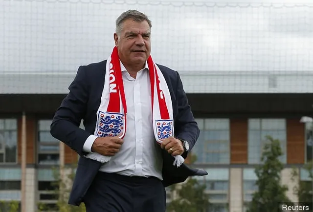 Az angolok menedzsere, Sam Allardyce a sajtótájékoztató után' title='Következő Wolves menedzser fogadási szorzók: Freedman visszahúzza Lambert mögé, és felbukkan Jol