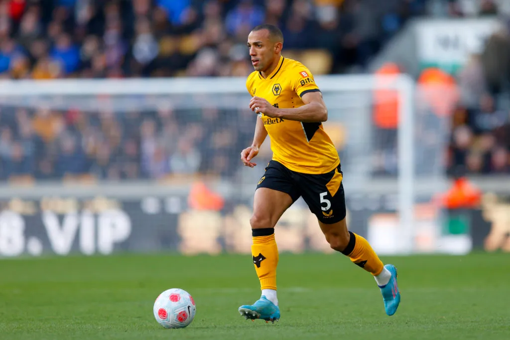 WOLVERHAMPTON ENGLAND - MARS 05: Marcal från Wolverhampton Wanderers ru under Premier League-matchen mellan Wolverhampton Wanderers och Crystal Palace på Molineux den 5 mars 2022 i Wolverhampton England. (Foto av Malcolm Couzens/Getty Images)' title='Rapport: 'Quality'-spelare i samtal om att lämna Wolves efter bara 22 ligastarter