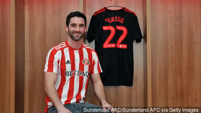 New Sunderland allekirjoitti Will Griggin Stadium of Lightilla 1. helmikuuta 2019 Sunderlandissa Englannissa.' title=''Vitsi': Sunderlandille tarjottiin 10 miljoonaa puntaa tavoitteesta, joka lopulta maksoi vain 2 miljoonaa puntaa