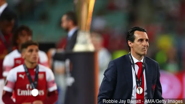 Masentunut Unai Emery päävalmentaja' title='Agentti ehdottaa, että Lucien Agoume on hylännyt Arsenalin ja Manchester Cityn