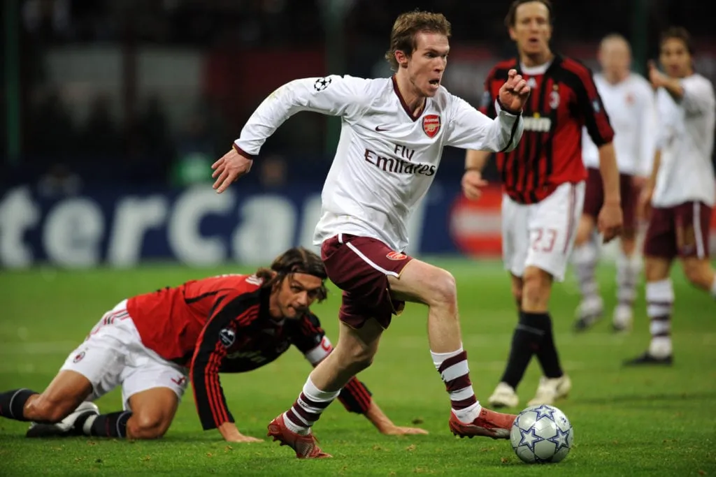 'Мілан' - 'Арсенал' - 1/8 фіналу Лігі чэмпіёнаў УЕФА, другі матч' title='«Усё было ідэальна»: былы мужчына з 15 мільёнамі фунтаў стэрлінгаў прызнаўся, што шкадуе аб сыходзе з «Арсенала»