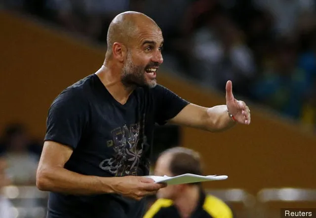 マンチェスター・シティのジョゼップ・グアルディオラ監督' title='ボビー・ロブソンのクラブ史上最高レベル11位