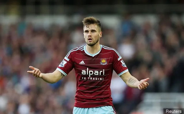 West Ham United' title='I fan del West Ham reagiscono su Twitter alle voci che collegano Carl Jenkinson allo shock del ritorno di gennaio