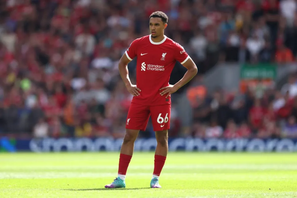 Trent Alexander-Arnold' title='Jude Bellingham scheint vom 24-jährigen Liverpool-Spieler wirklich beeindruckt zu sein