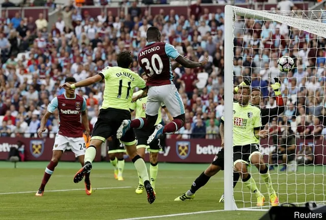 West Ham United' title='Michail Antonio del West Ham: la temporada en imágenes hasta ahora