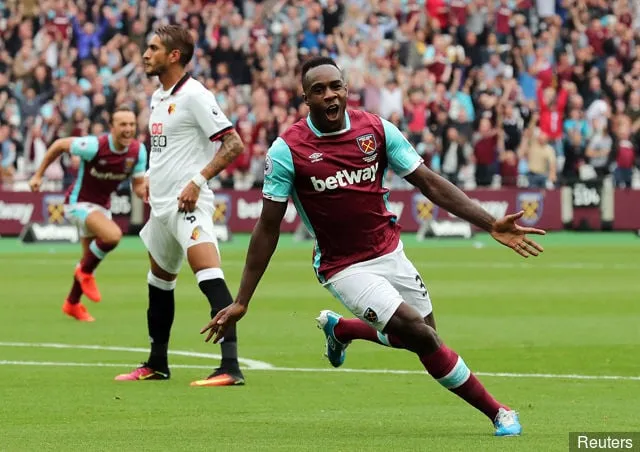 West Ham United' title='Michail Antonio del West Ham: la temporada en imágenes hasta ahora