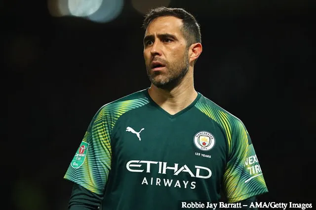 Claudio Bravo fra Manchester City under Carabao Cup semifinalekampen mellem Manchester United og Manchester City på Old Trafford den 7. januar 2020 i Manchester England.' title='7 bedste backupmålmænd i verdensfodbold