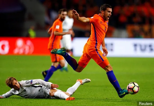 Fußball Fußball - Niederlande gegen Frankreich - WM-Qualifikation 2018' title='Bericht: Roma überreicht Kevin Strootman einen lukrativen neuen Vertrag, um das Interesse von Everton zu vereiteln