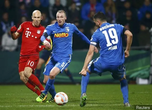 Баварыя Мюнхен' title='Знакамітая пяцёрка на флопе ў футболе - найбуйнейшыя скачкі ў гульні