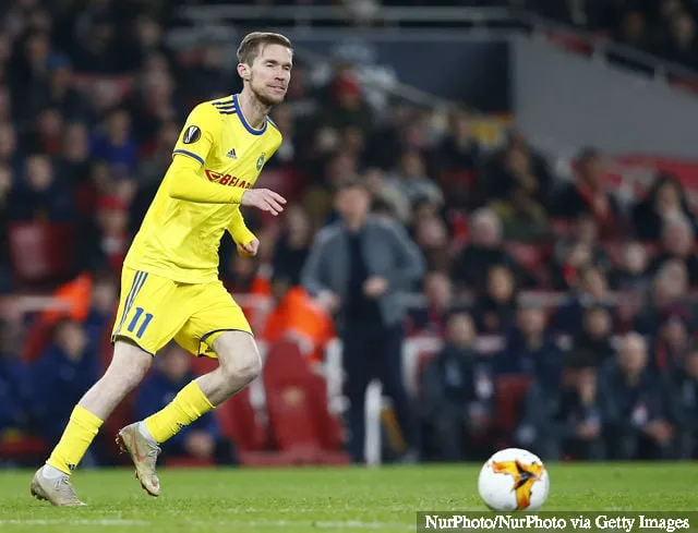 Alexander Hleb du FC Bate Borisow' title='Les 7 premières signatures de Pep Guardiola à Barcelone : où sont-elles maintenant ?