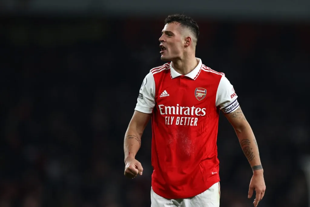 Granito Xhaka' title='Taulant Xhaka crede di poter convincere Granit Xhaka a lasciare l'Arsenal